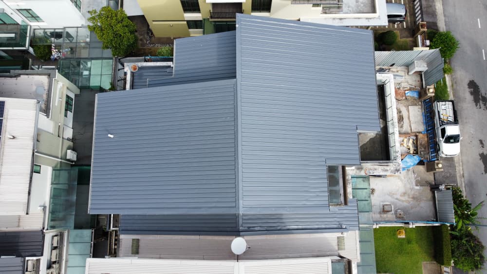 Metal roofing installation 2